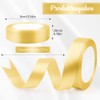 Gift Ribbon Gold Satin Ribbon Gold 20 mm, 23 m