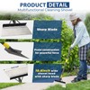 Snow Ice Scraper, 60" Long Handle Heavy Duty Garden Flat