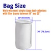 70 Gallon Dust Collector Bottom Bag - 30 Micron Heavy