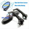 Unbranded Motorcycle 7/8" Handle Bar End Rearview Side Mirrors Fit