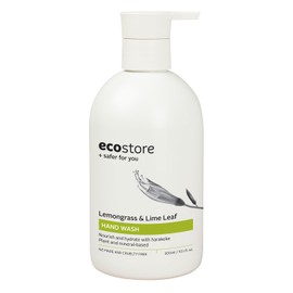 ecostore Hand Wash Pump, Lemongrass & Lime Leaf, 10.1 fl oz (300 ml), Hand Soap, Liquid Soap, Plant-Derived, Gentle on the Skin