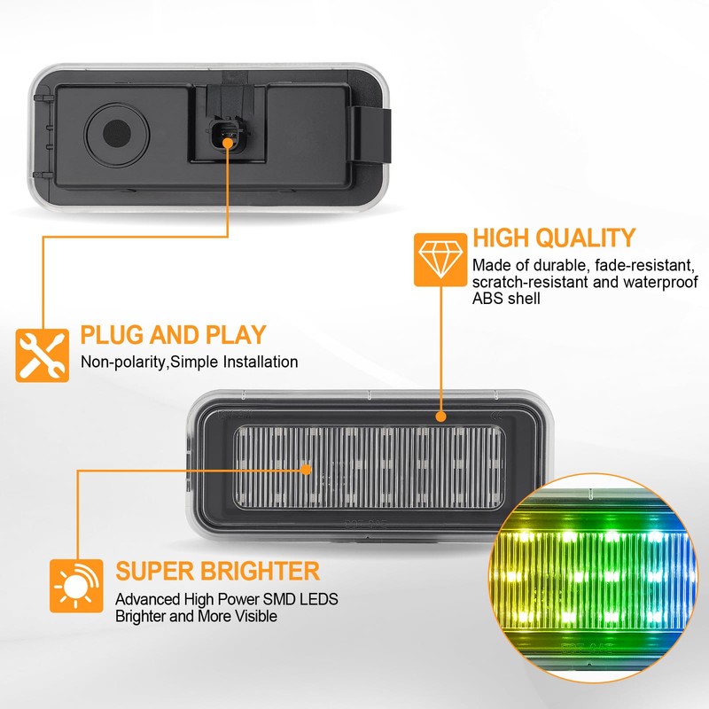 NEIFILES RGB LED Truck Bed Light Cargo Area Lights Compatible