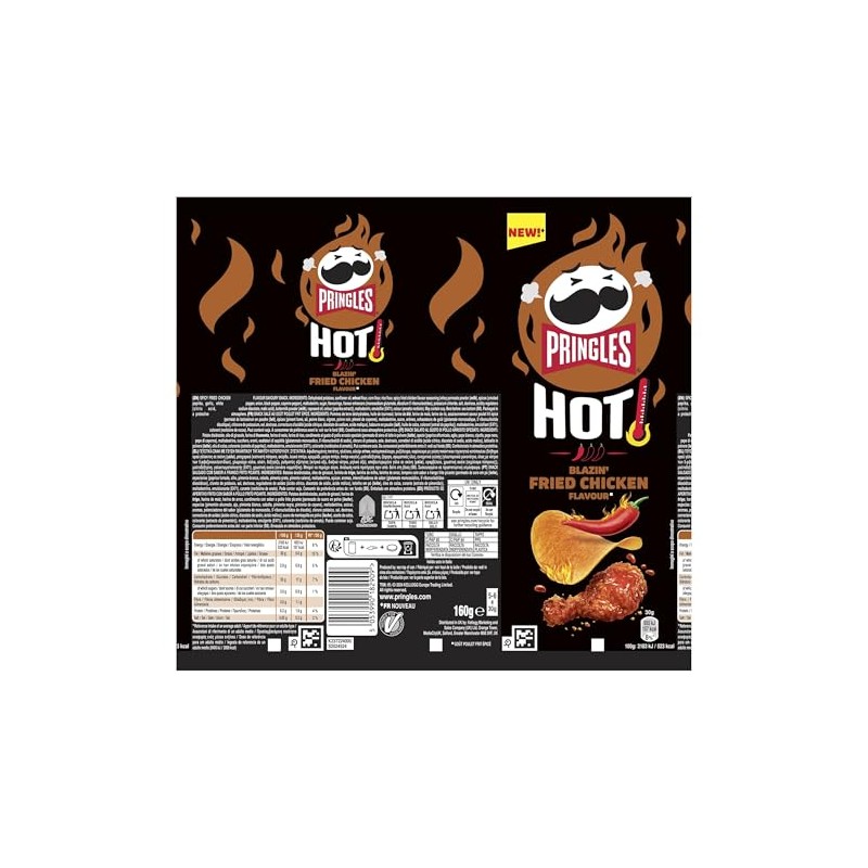 Pringles Hot Blazin' Fried Chicken Flavour, 160g