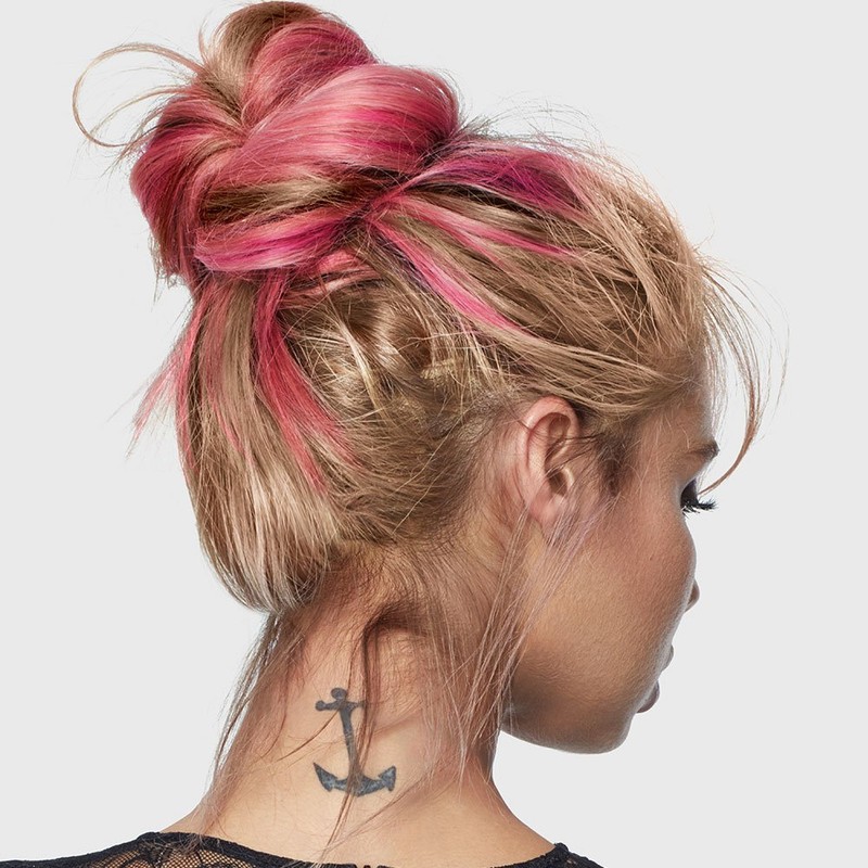 L'OREAL Coloration Temporary Hair Makeup #hotpinkhair