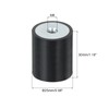 sourcing map 8Pcs 25 x 30mm M6 Thread Female Rubber