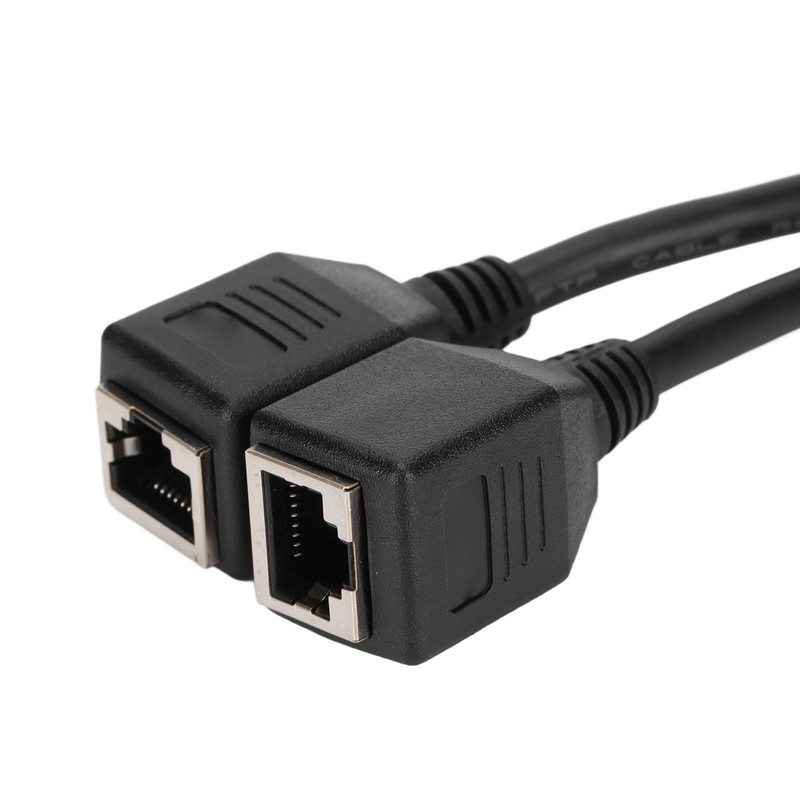 RJ45 Ethernet Adapter Cable Extension Function 1 to 2 Port