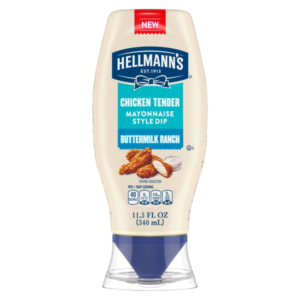 Hellmann's Buttermilk Ranch Chicken Tender Mayonnaise Style Dip Buttermilk Ranch