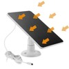 Solar Panel Charger -Weather Resistant, 5W 5V Solar Panel Wall