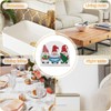 Qilmy Christmas Three Gnomes with Gift Napkin Holder for Tables