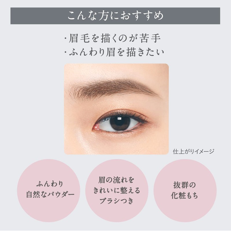 Esprique W Eyebrow Styler (Powder) (Refill) BR301 Light Brown 0.4g