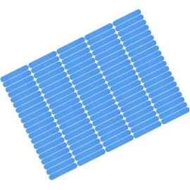 Limas de uñas desechables, 100 archivos de uñas desechables Limas para Uñas de Doble Cara Set Gel Acrílico Limas Limas uñas con Lavable Para una manicura y pedicura y agradable(Azul)