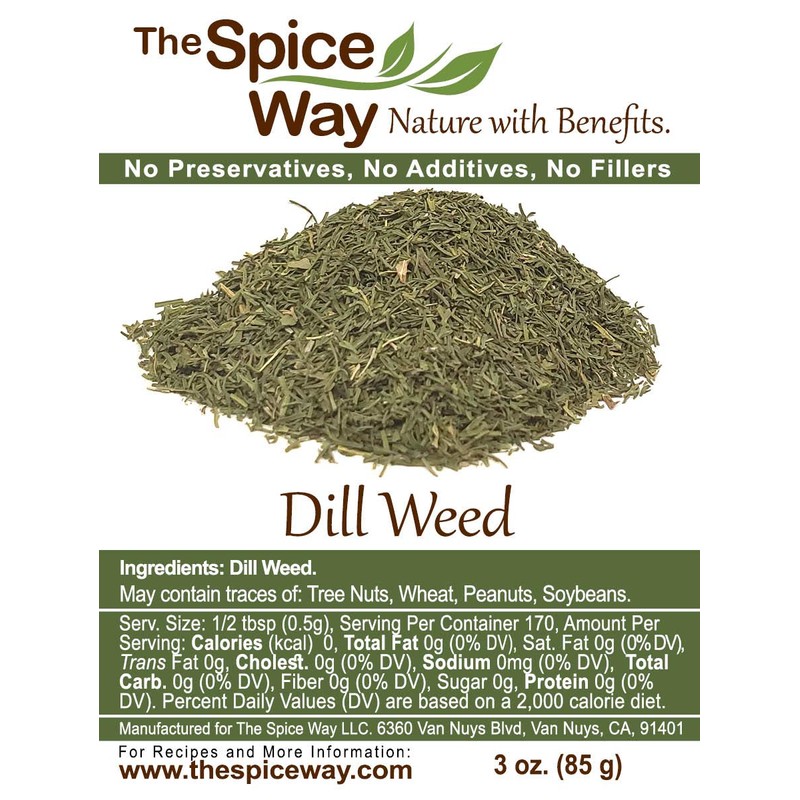 The Spice Way Dill Weed - great seeds for pickling,