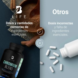 Picolinato De Cromo De 240 Cápsulas Chromium Blend B Life