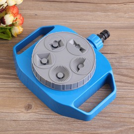 Ausla Lawn Sprinkler Garten Wasser Sprinkler Bewässerung 5 Funktion Multi-Use Abs Plastik Einfach Installation für Rasengartenpflanzenkühlung mit 5 Verstellbaren Sprühmustern