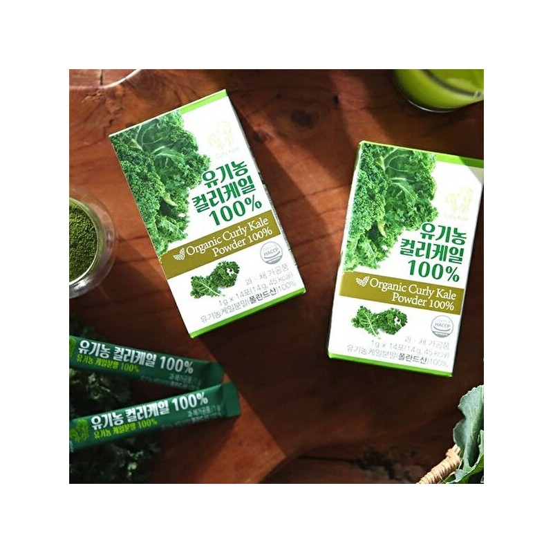 닥터에이드 유기농 컬리케일100 6박스(12주) Dr. Aid Organic Curly Kale 100