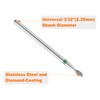 sourcing map 10pcs 100-120 Grits Diamond Grinding Bit 2.3mm Oval