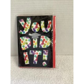 Viola NEW VOiLa Graduation Card - YOU DID IT! - Envelope Included! Sealed