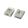 sourcingmap Fit M6 Screw Manganese Steel U Clip Nut Silver