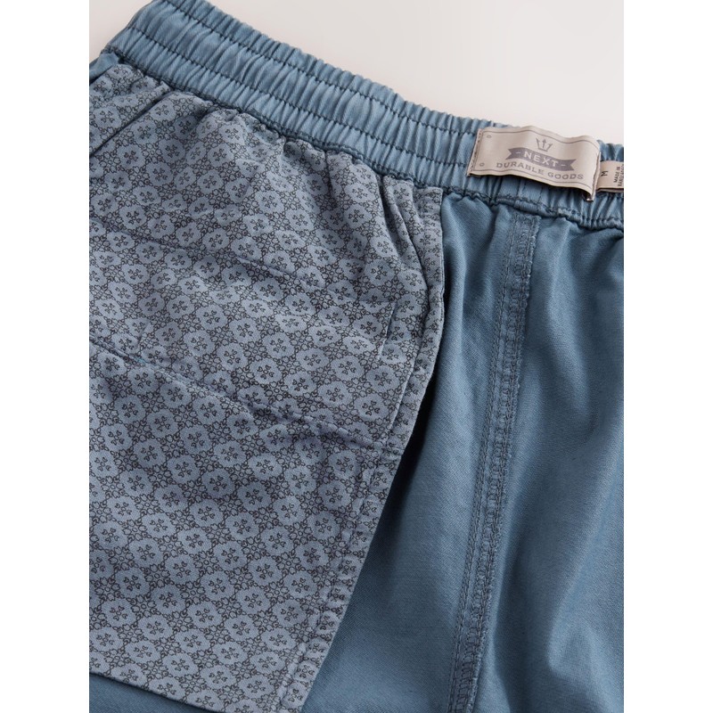 NEXT Docks Shorts with Piece Dye, blue, S