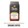 Peet's Coffee, Dark Roast Ground Coffee, Decaffeinated Arabica Coffee -