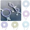 Spiral Cable Protector,Chargers Data Cable Protect Sleeve,Headphone Cable Saver for