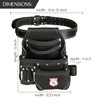 Rig Gears Leather Tool Belt 8 Pockets Leather Tool Pouch