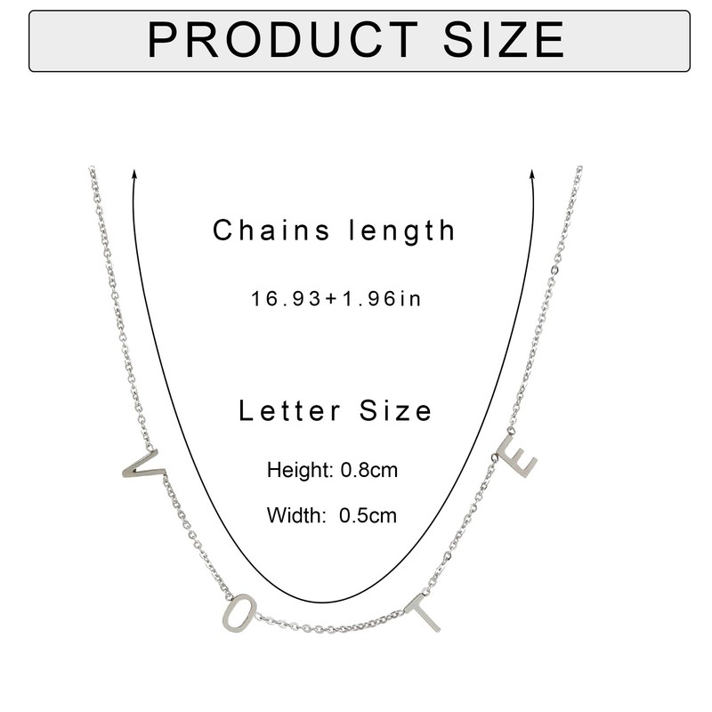 Taouzi Vote Collares para votar, collares de primera dama, collares