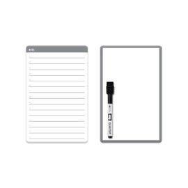 Quartet Mini Magnetic Dry-Erase Boards, Blank Surface and Lined Surface, 5" x 8", 2-Pack (Q020000F00-CA-R)