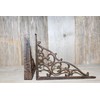 6 - Decorative Cast Iron Shelf Bracket, Victorian Scroll Design,