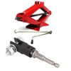1/2 Inch Car Scissor Jack Adapter, Chrome Vanadium Steel, Socket