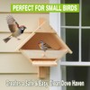 Weatherproof Cedar Dove Nesting Box - Outdoor Handmade Bird House