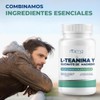 NAIMA L-Teanina Glicinato de Magnesio, 100 Cpsulas 200mg L-Teanina y