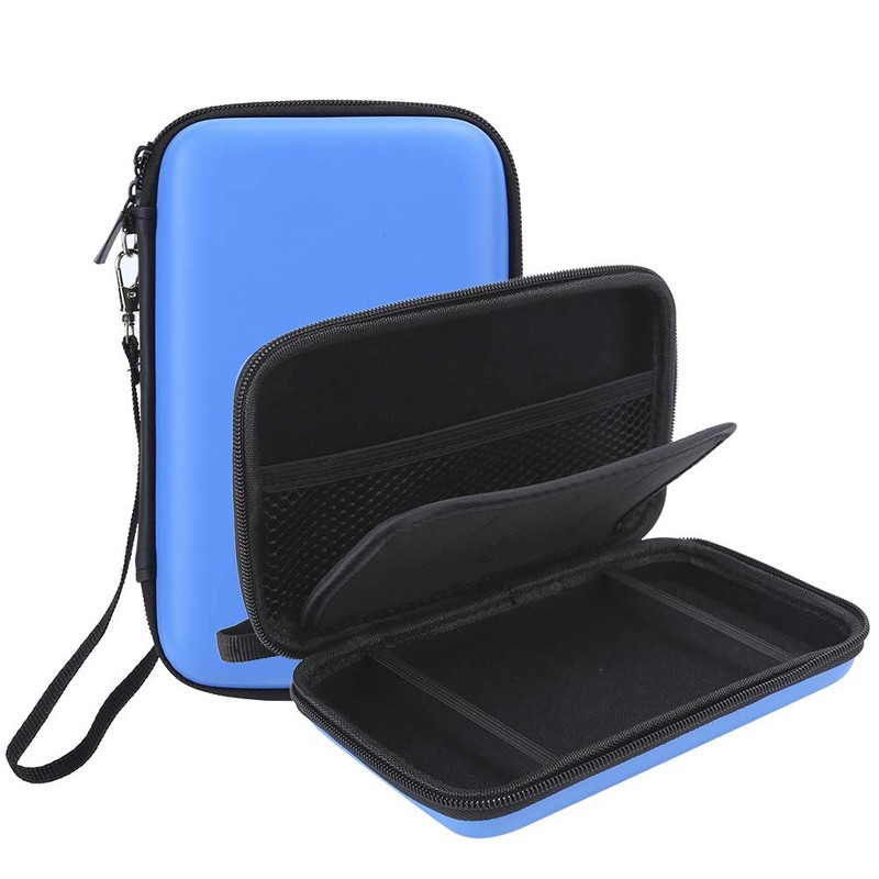 ASHATA 2Pcs Carrying Case for 3ds XL Game Console (Blue)