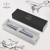 Parker Vector XL Rollerball Pen | Metallic Silver-Blue Lacquer on