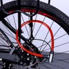 Lucasstore, 55 cm Portable Bike Safety Lock Flexible Multipurpose Anti-Theft