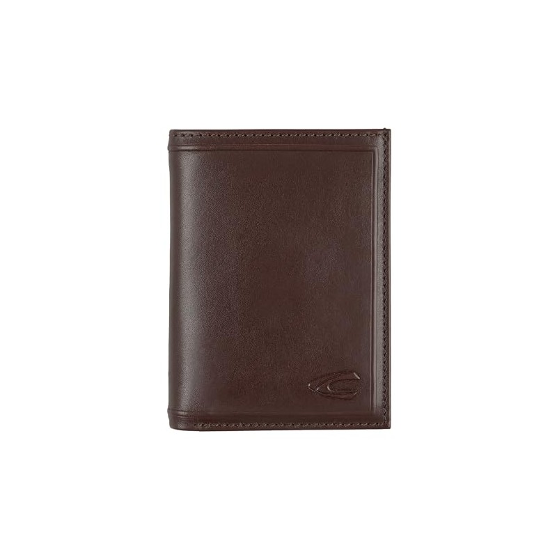camel active Mens Wood Travel Accessory Wallet Brown, brown, S