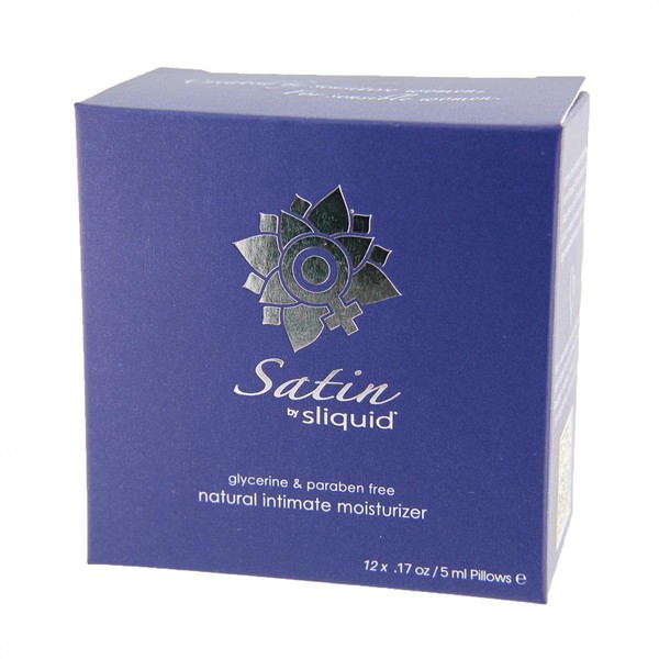 Sliquid Lubricants Satin Lube Cube Box, 0.17 Fluid Ounce