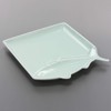 Hasamiyaki 303346C501 Fish Plate (Toto Plate), Square Plate, Aji, Celadon