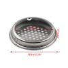 Rannb 2"/53mm Soffit Vent Circular Air Vents Stainless Steel Round