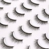 20 Pair Natural Eyelashes Fluffy Cross Fibre 3D False Eyelashes