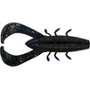 YAMAMOTO BAITS 3.5" NUKI Bug / 6 Pack/Black W/Large Blue