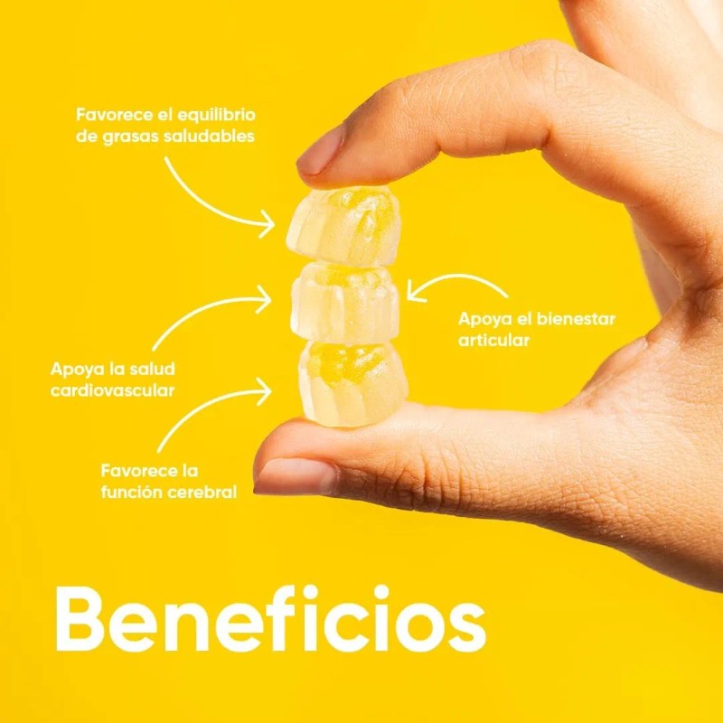 Omega 3 En Gomitas Dha 180 Gummies Para 3 Meses