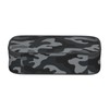 Duduho Grey Camo Camouflage Print Pencil Case Bag Pen Holder