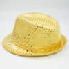 YeeHeen Sequin Hat for Men Women Western Fedora Hat Vintage