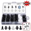 AQJ Fit Subaru 100PCS Bumper Clips Tool Kit Retainer Rivet-Fastener