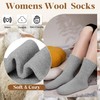 Senker Fashion Boot Socks for Women, Thick Winter Wool Crew