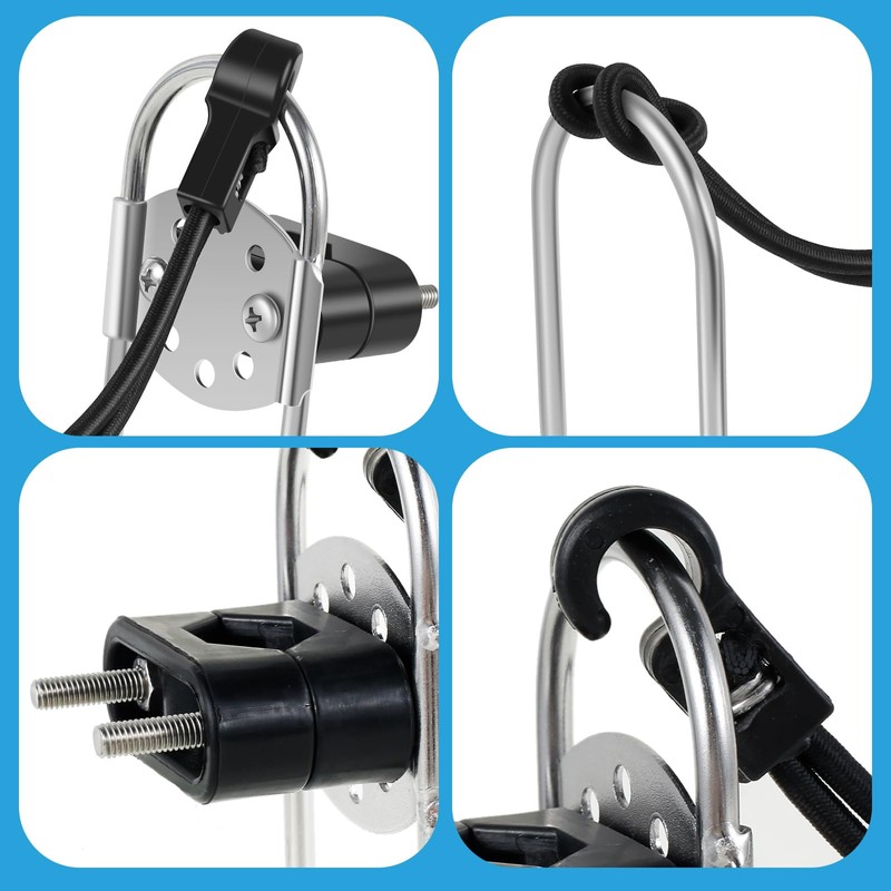 Horseshoe Lifebuoy Holder Kit 316 Stainless Steel Ship Lifebuoy Bracket