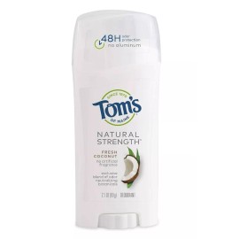 Tom's of Maine Natural Strength Deodorant - “Fresh Coconut” 2.1 oz New Free Ship