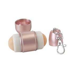 Minkissy 2pcs Natural Volcanic Stone Facial Massager Skincare Tool Oil Absorbing Roller for