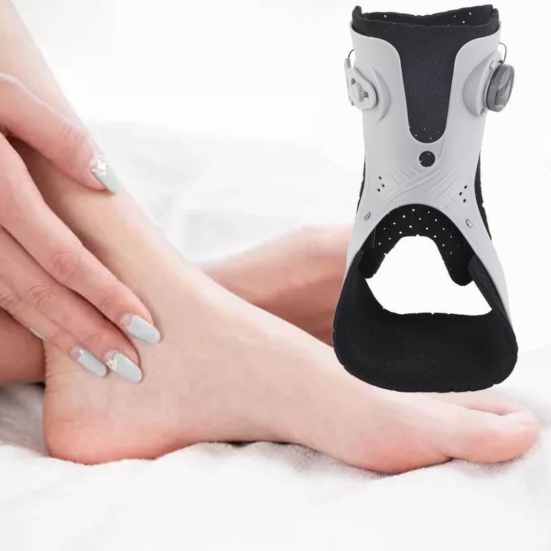 Ankle Stabilizer Adjustable Breathable Pain Reduce Portable Drop Foot Orthosis